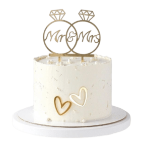 Mr & Mrs engagement cake