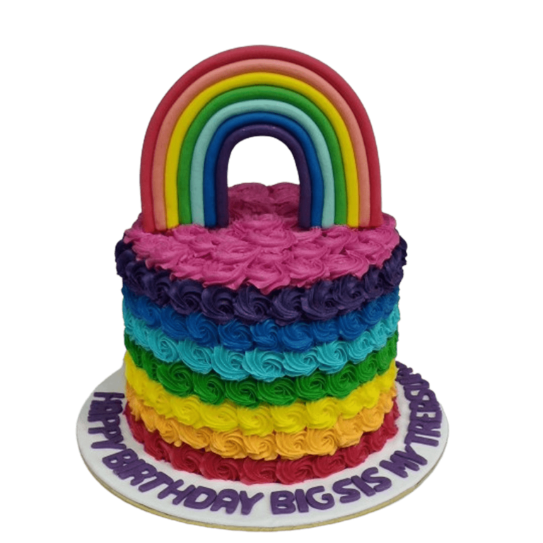 Rainbow Themed Cake – Cake N Take