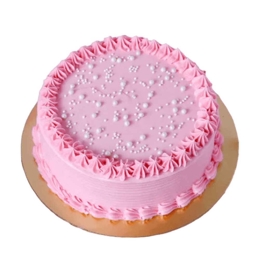 Pink Birthday Cake 8″ – Cake N Take