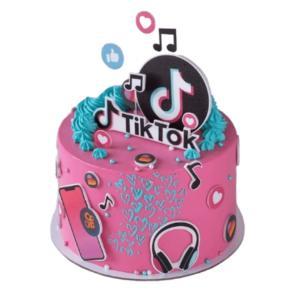 Tiktok Theme Cake