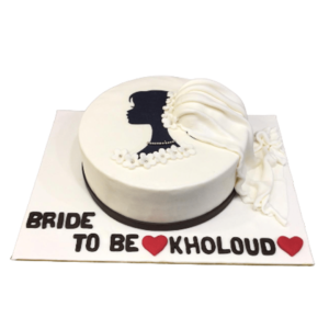 bride to be cake