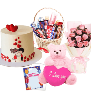gift combo(cake,flowers,chcolate