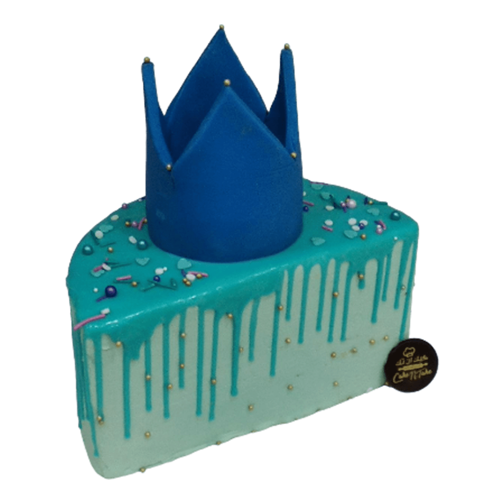 Half birthday with crown Cake - Cake N Take