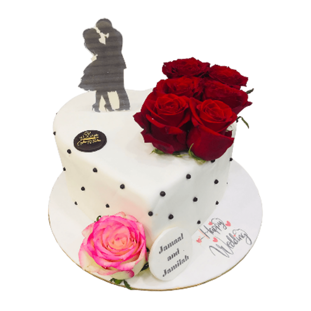 Heart Anniversary Cake – Cake N Take