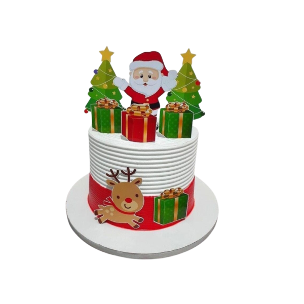 Holly jolly cake