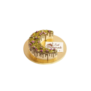 Crescent moon eid cake